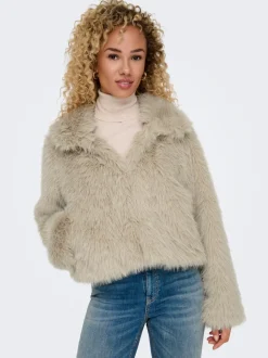 ONLMANNY Veste en fourrure synthétique