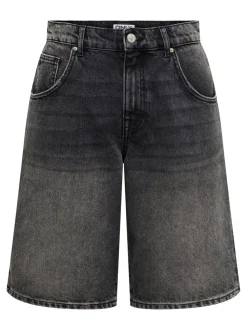 ONLMATE Taille moyenne Baggy Fit Short en denim