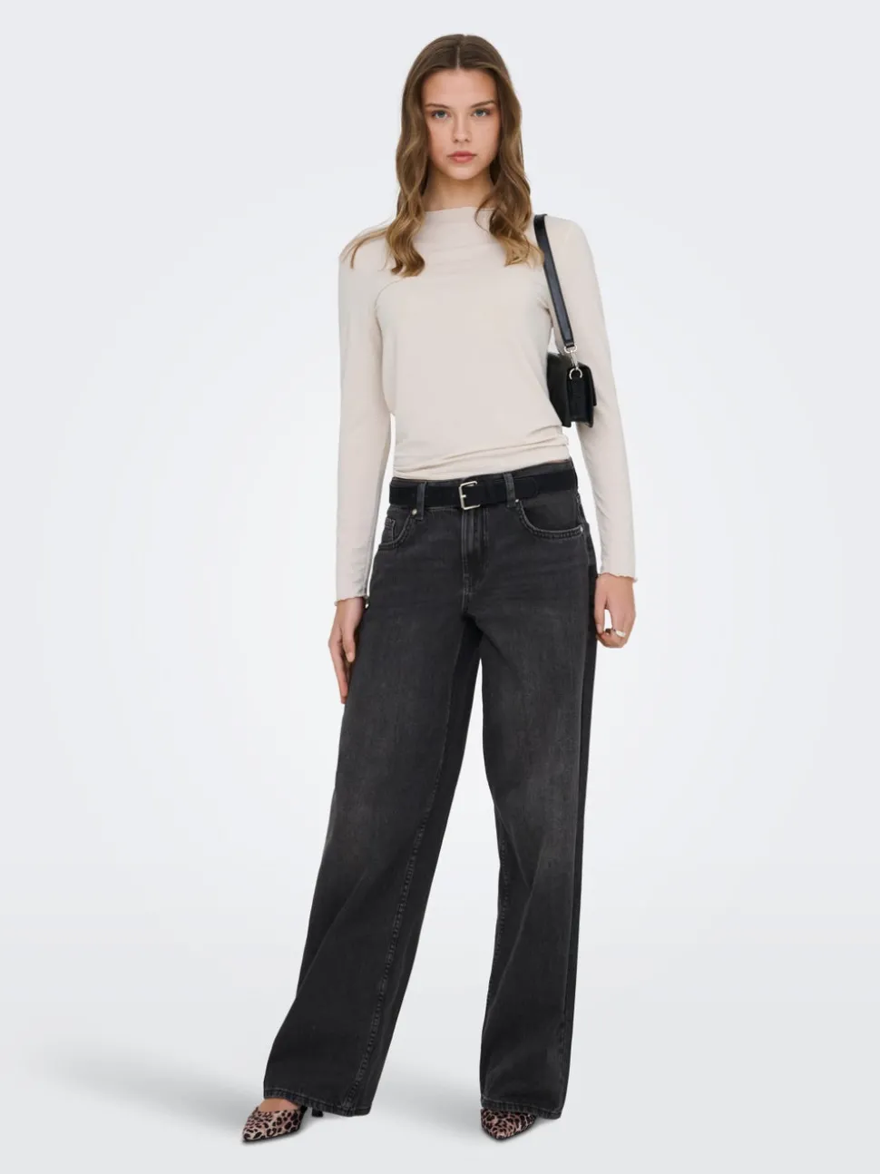 ONLMAYA Taille moyenne Wide Leg Fit Jeans