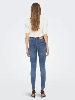 ONLMILA Taille haute Skinny Fit Longueur cheville Jeans