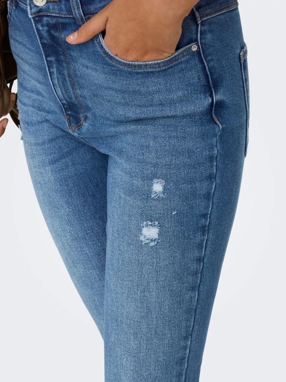 ONLMILA Taille haute Skinny Fit Longueur cheville Jeans
