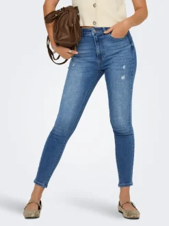 ONLMILA Taille haute Skinny Fit Longueur cheville Jeans