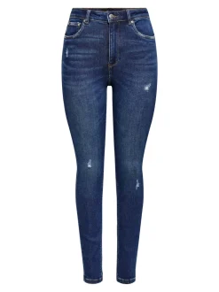 ONLMILA Taille haute Skinny Fit Longueur cheville Jeans