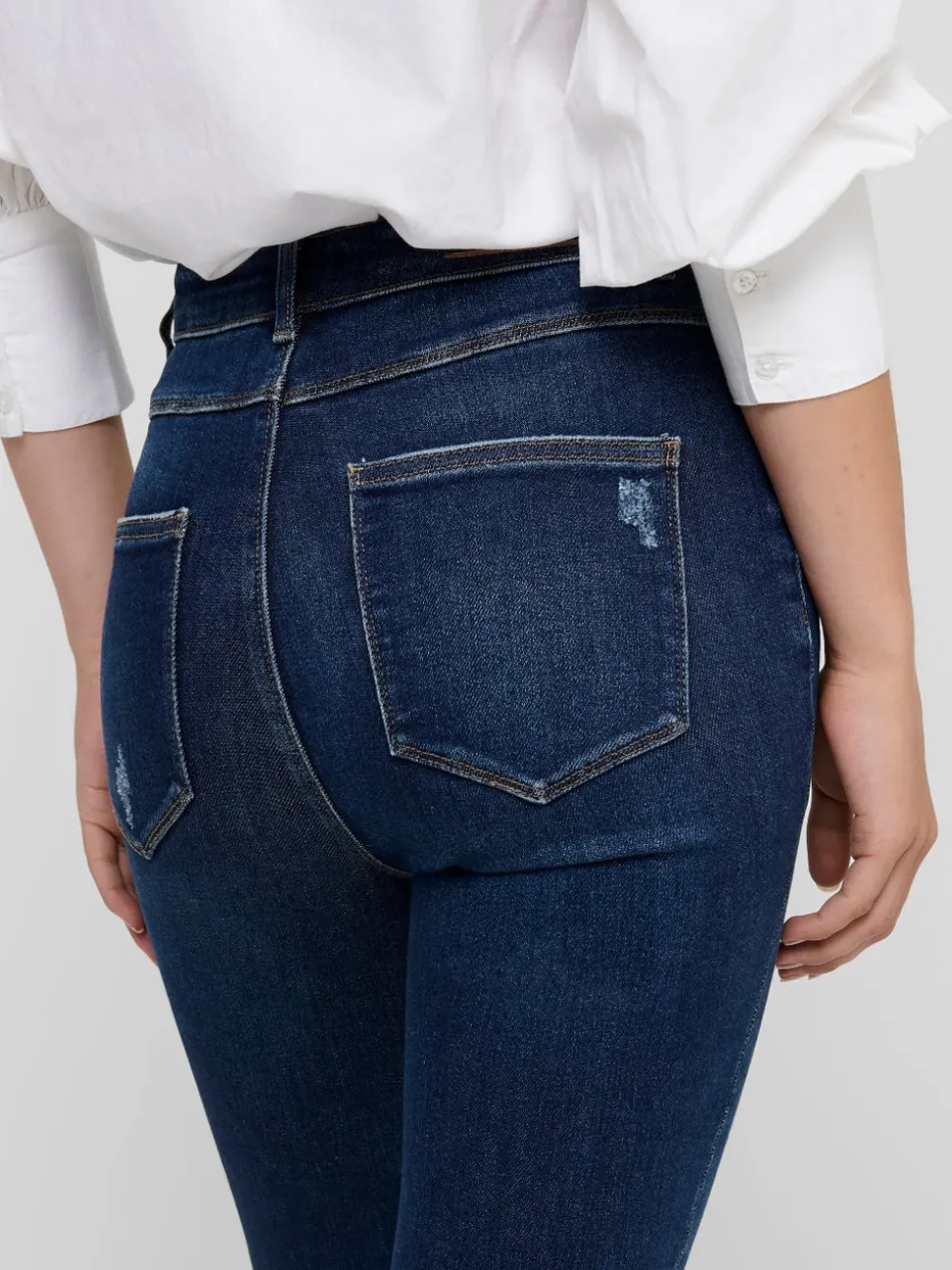 ONLMILA Taille haute Skinny Fit Longueur cheville Jeans