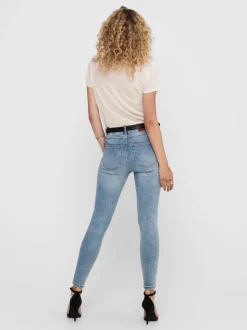 ONLMILA Taille haute Skinny Fit Longueur cheville Jeans