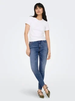 ONLMILA Taille haute Skinny Fit Longueur cheville Jeans