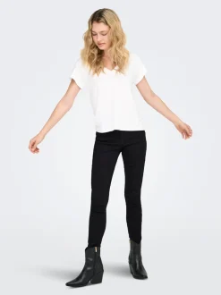 ONLMILA Taille haute Skinny Fit Longueur cheville Jeans