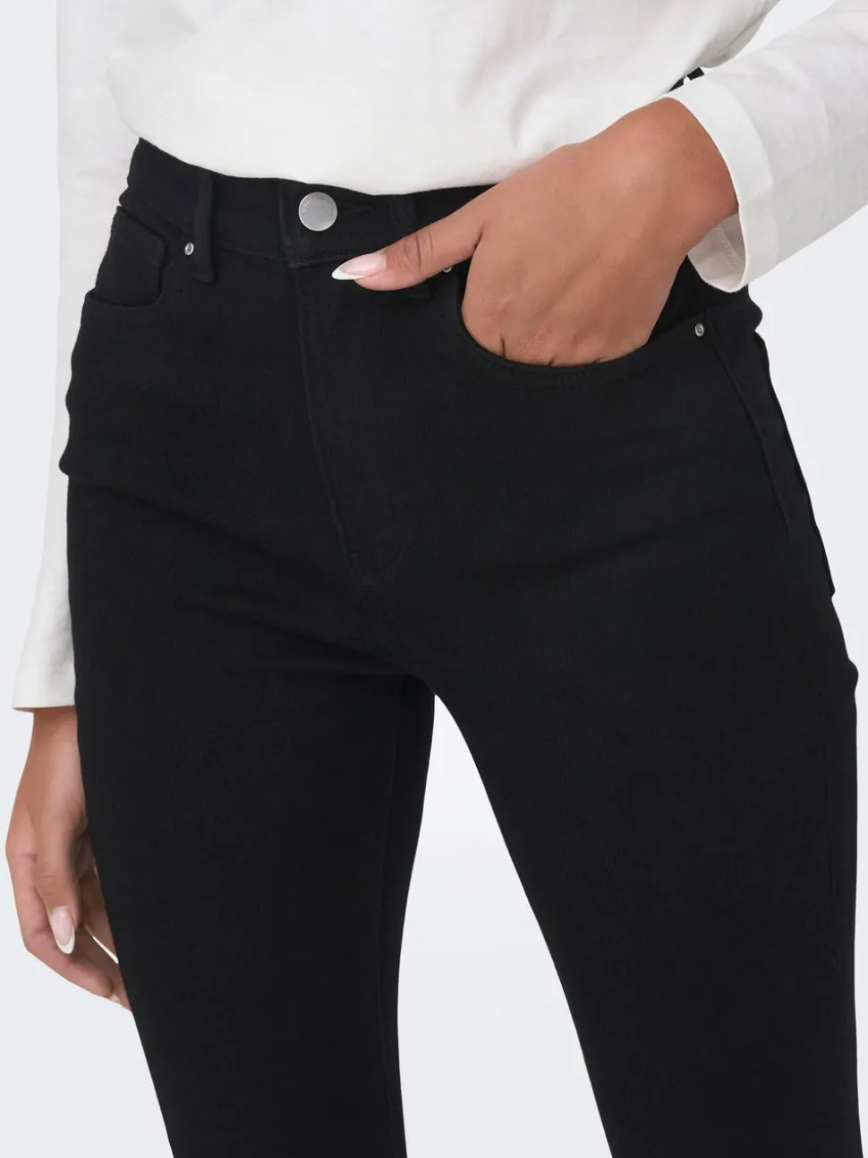 ONLMILA Taille haute Skinny Fit Longueur cheville Jeans