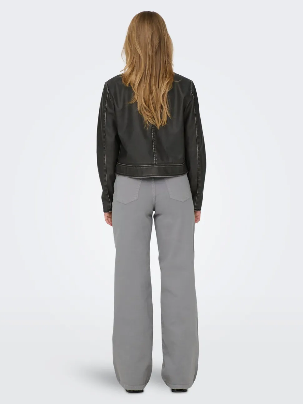 ONLMINDY Veste en cuir synthétique