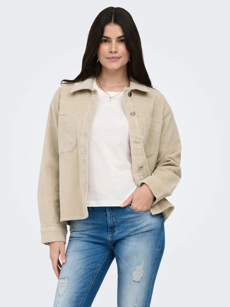 ONLMIRA-GLOBAL Chemise en corduroy
