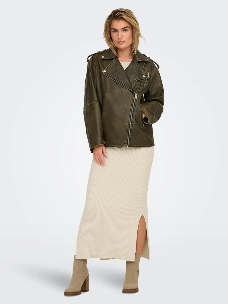 ONLMONTANA Veste en similicuir