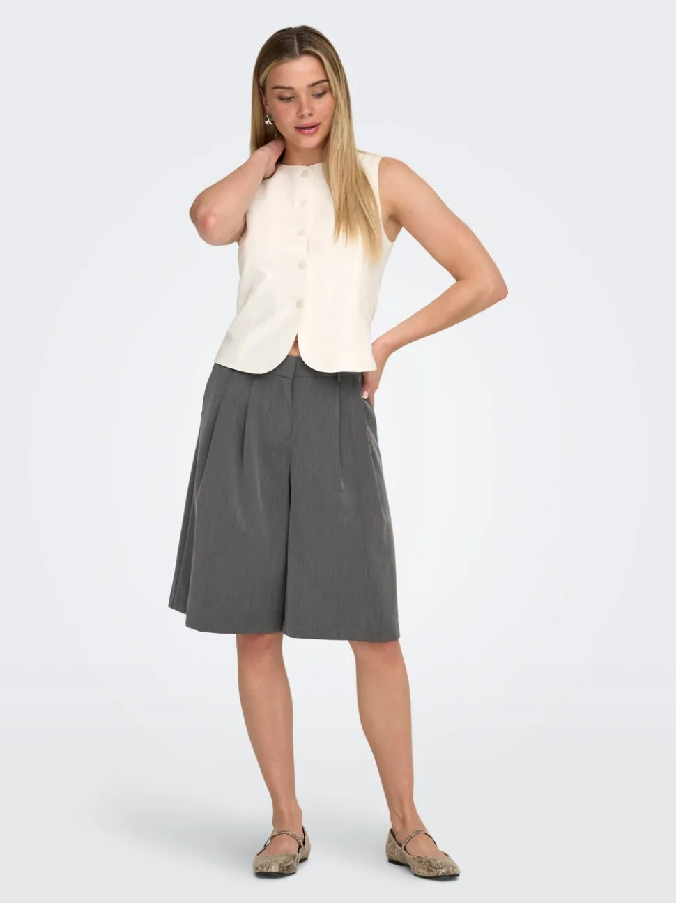 ONLNALINA Taille moyenne Loose Fit Bermuda