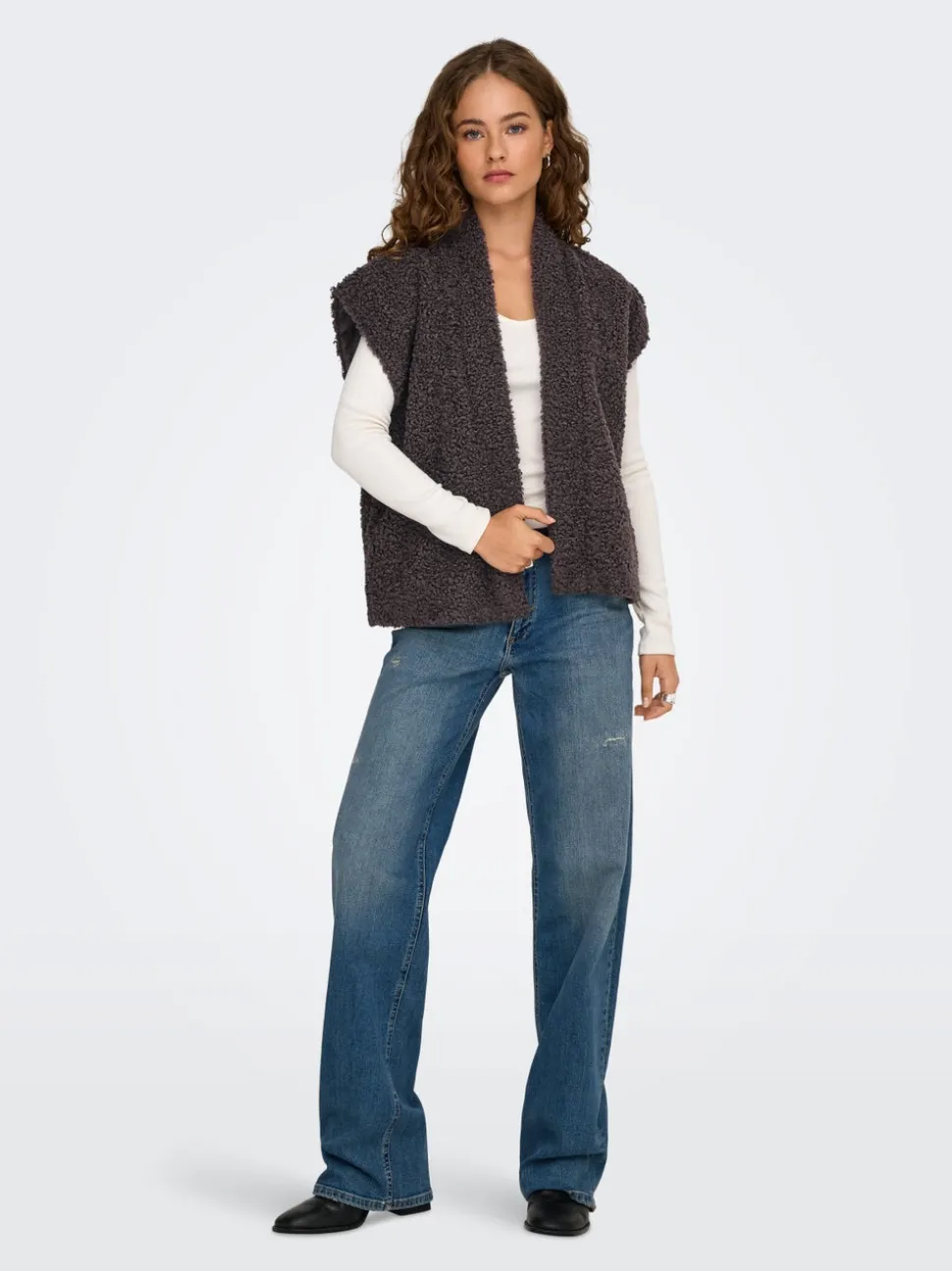 ONLNAYA Gilet en peluche