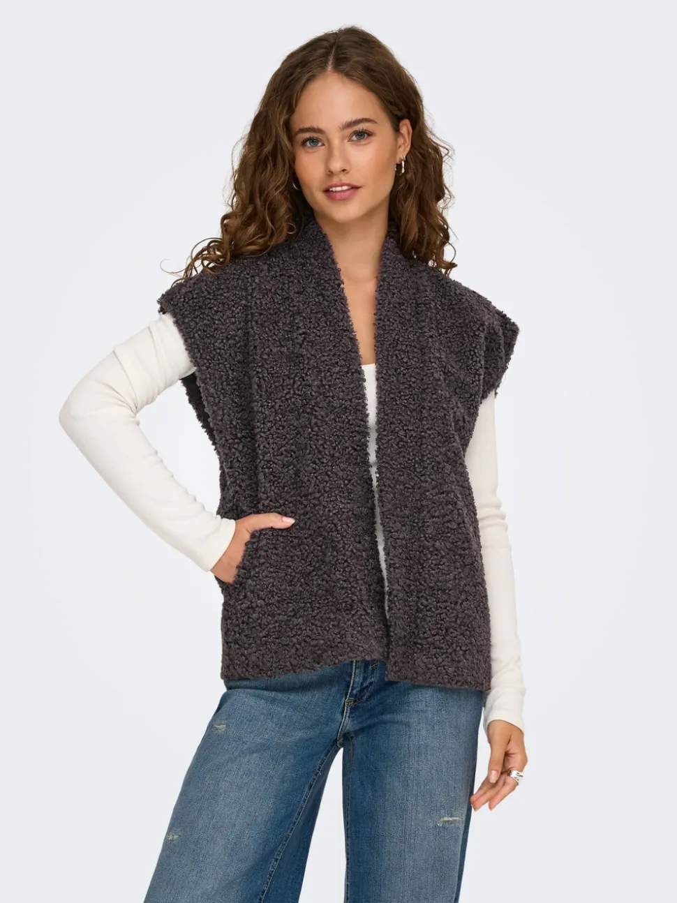 ONLNAYA Gilet en peluche