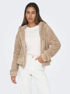 ONLNEWANNA Manteau en peluche