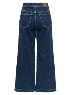 ONLNEW Taille haute Coupe large - Courte Court Jeans