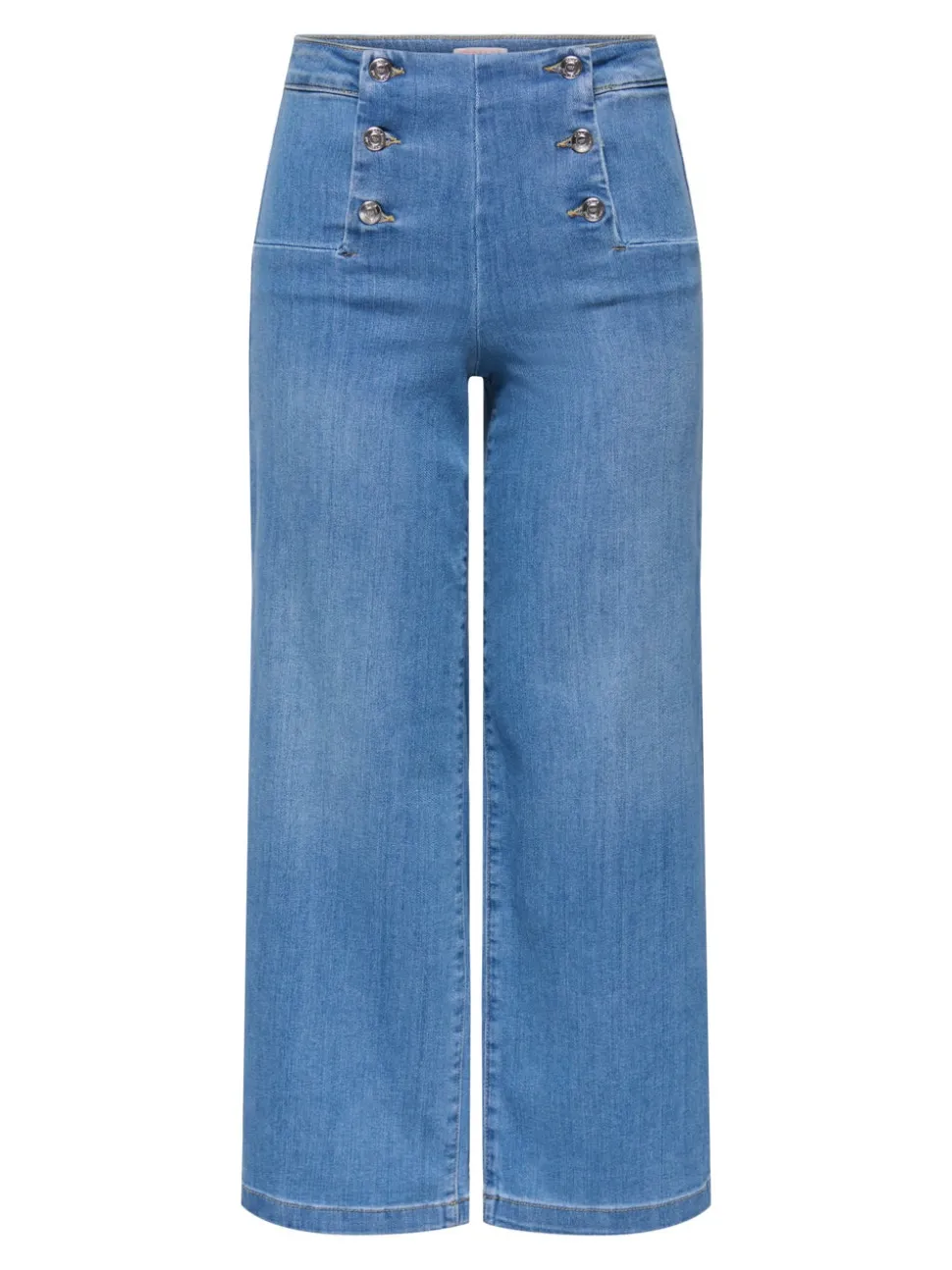 ONLNEW Taille haute Coupe large - Courte Court Jeans