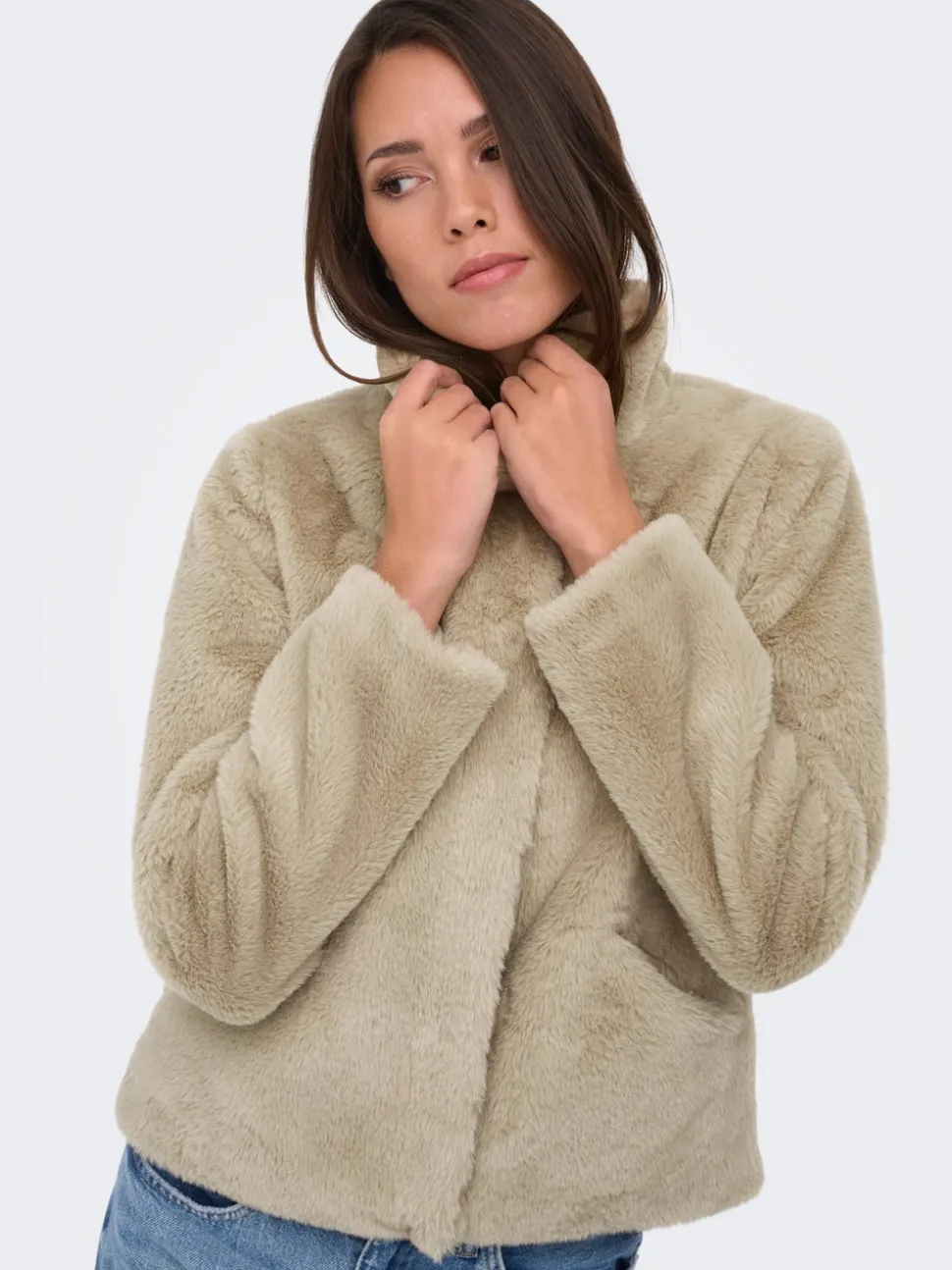 ONLNEWVIDA Veste en fourrure synthétique