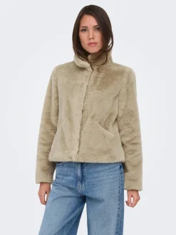 ONLNEWVIDA Veste en fourrure synthétique
