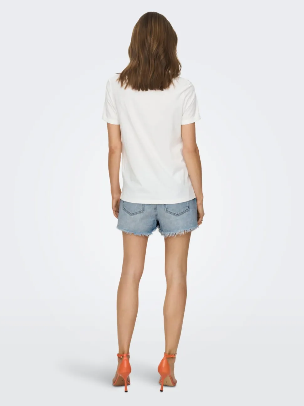 ONLPACY Taille haute Regular Fit Short en denim