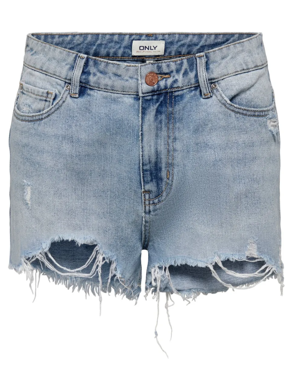 ONLPACY Taille haute Regular Fit Short en denim