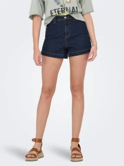 ONLPARIS Taille haute Regular Fit Short en denim