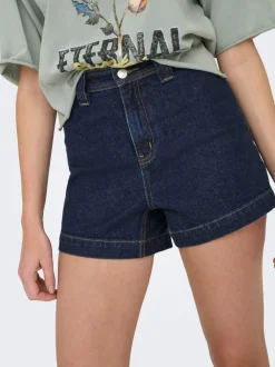 ONLPARIS Taille haute Regular Fit Short en denim