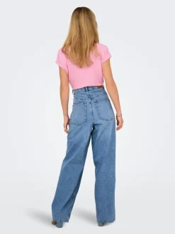 ONLPAULINA Taille haute Baggy Fit Jeans