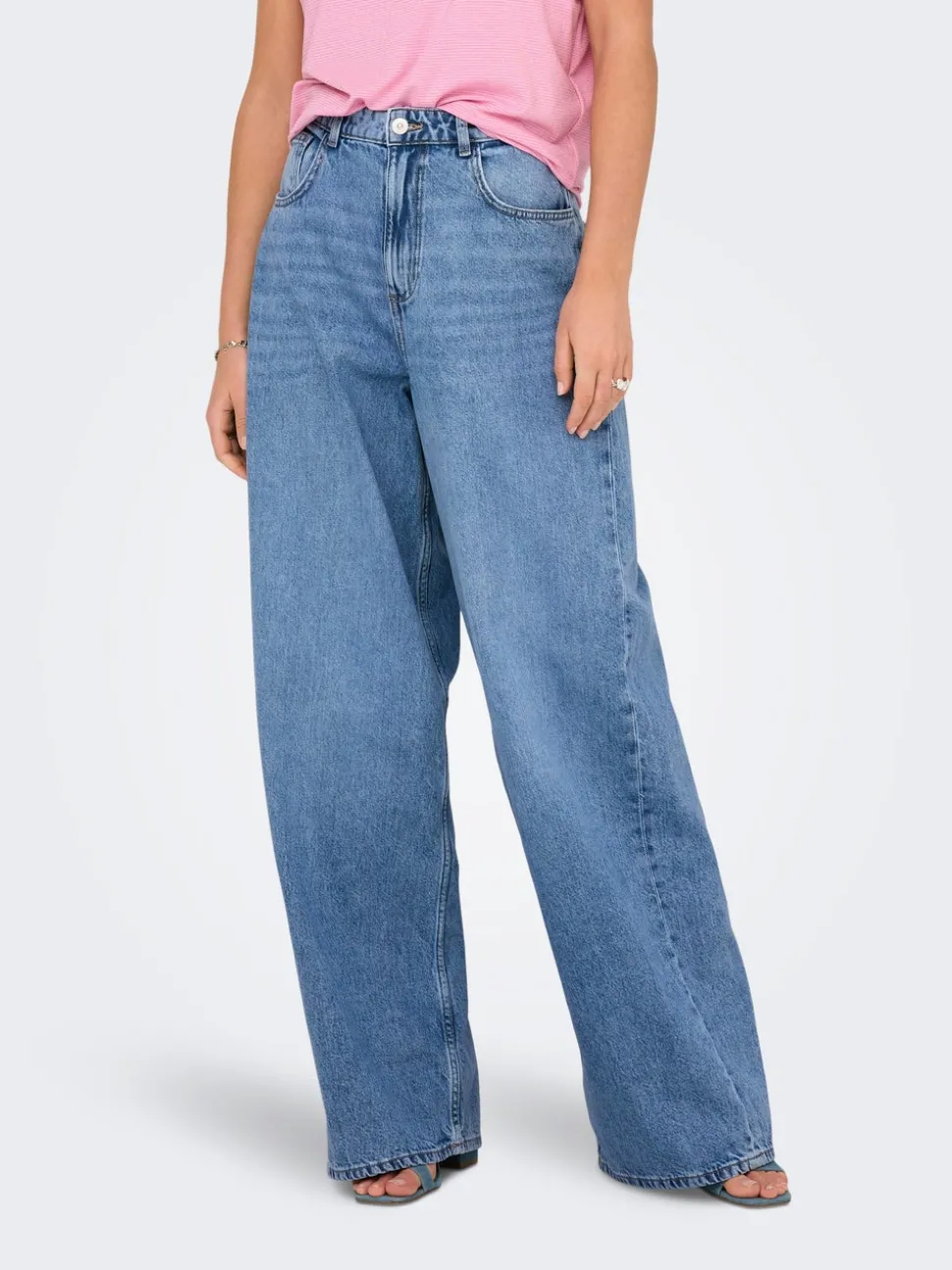 ONLPAULINA Taille haute Baggy Fit Jeans