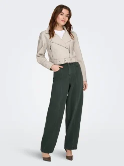ONLPAULINE Veste en simili cuir