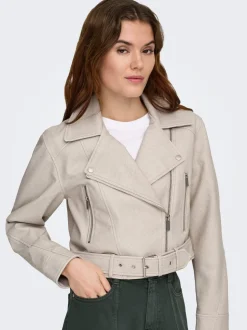 ONLPAULINE Veste en simili cuir