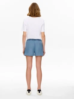 ONLPEMA Taille moyenne Relaxed Fit Short en denim