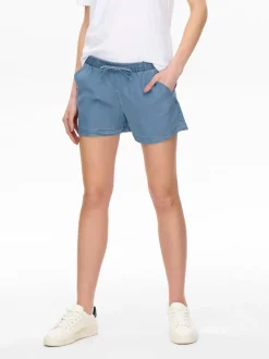 ONLPEMA Taille moyenne Relaxed Fit Short en denim