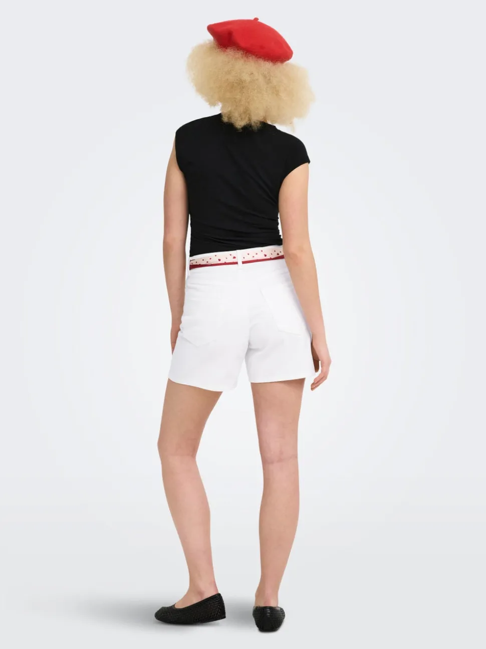 ONLPHINE Taille haute Regular Fit Short en denim