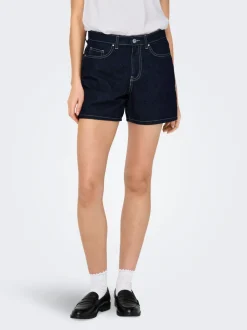 ONLPHINE Taille haute Regular Fit Short en denim