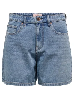 ONLPHINE Taille haute Regular Fit Short en denim