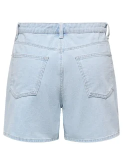 ONLPHINE Taille haute Regular Fit Short en denim