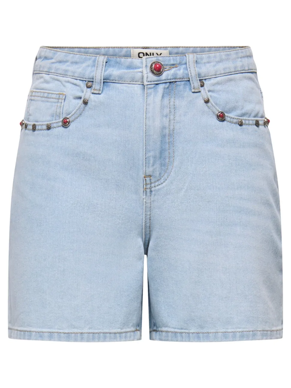 ONLPHINE Taille moyenne Regular Fit Short en denim