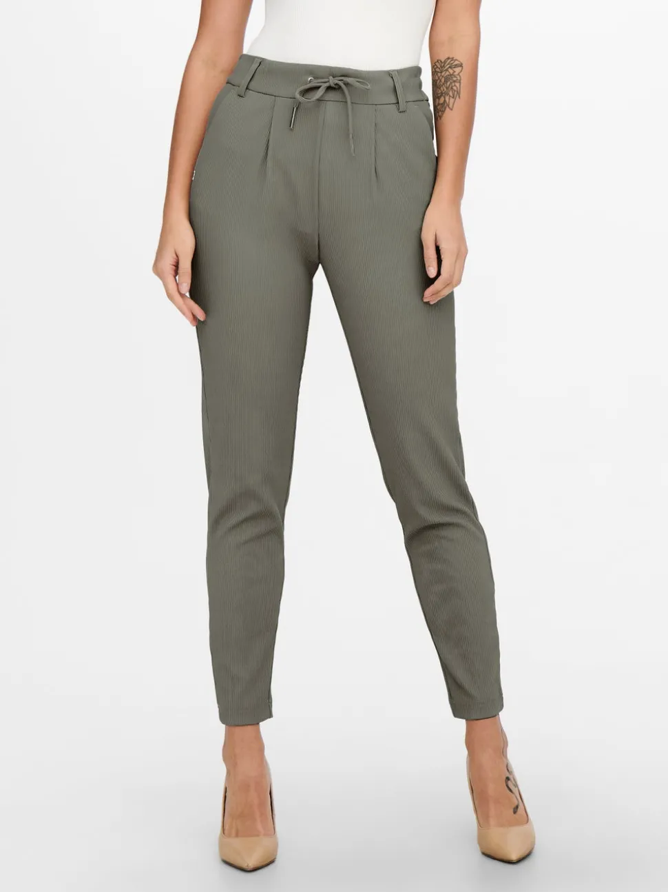 ONLPOPTRASH-SALLY Regular Fit Pantalon en maille