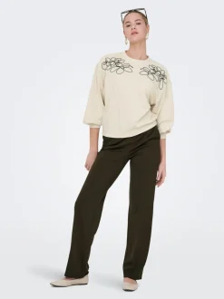ONLPOPTRASH-SUKI Loose Fit Pantalon à jambe large