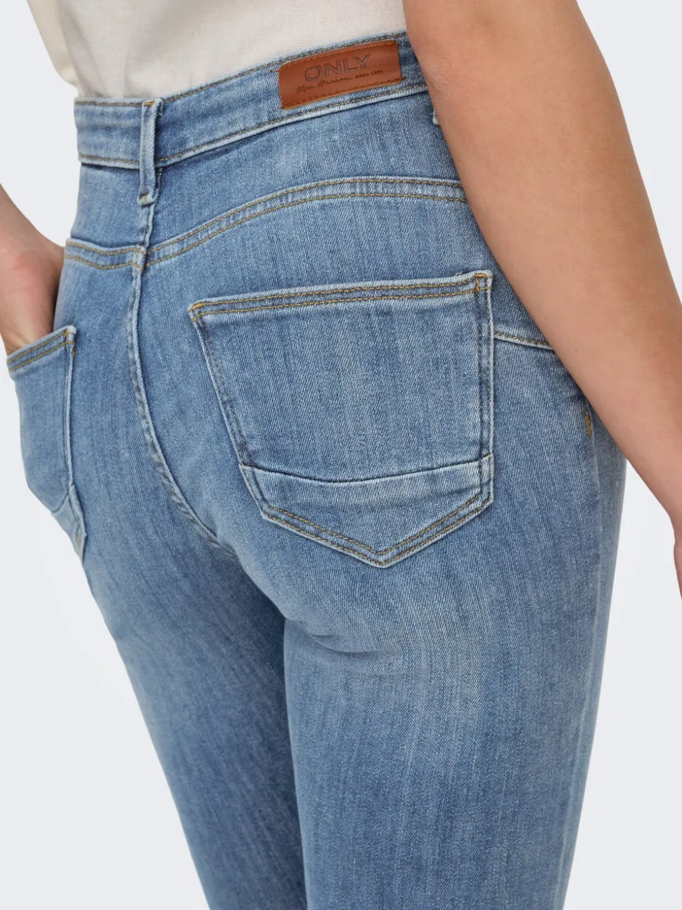 ONLPOWER Taille moyenne Skinny Fit Longueur cheville Jeans
