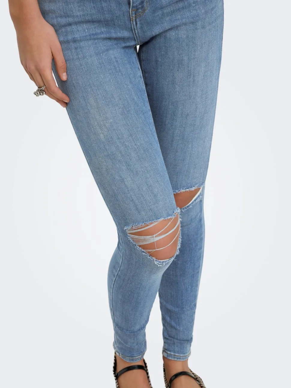 ONLPOWER Taille moyenne Skinny Fit Longueur cheville Jeans