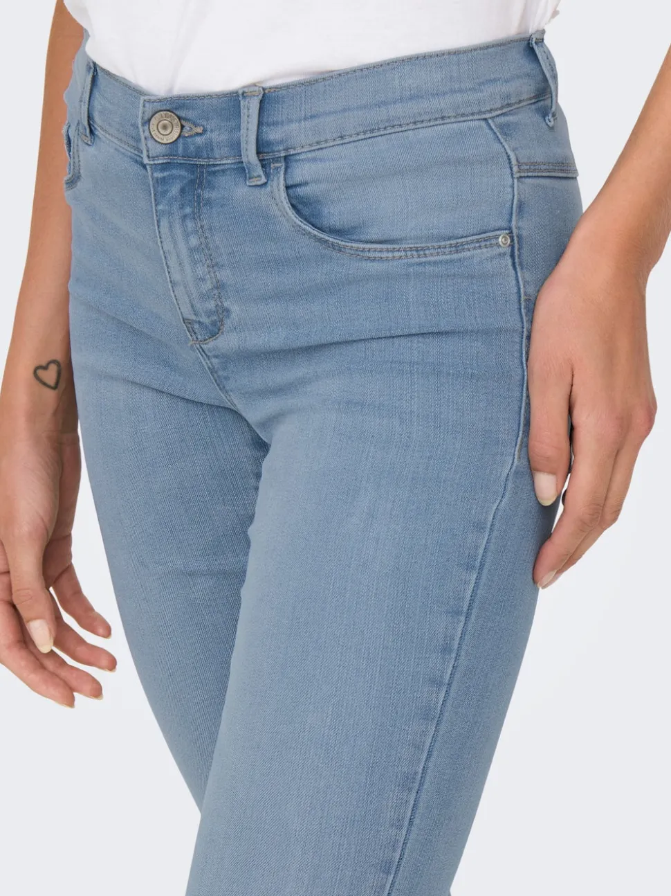 ONLRAIN Taille moyenne Skinny Fit Jeans