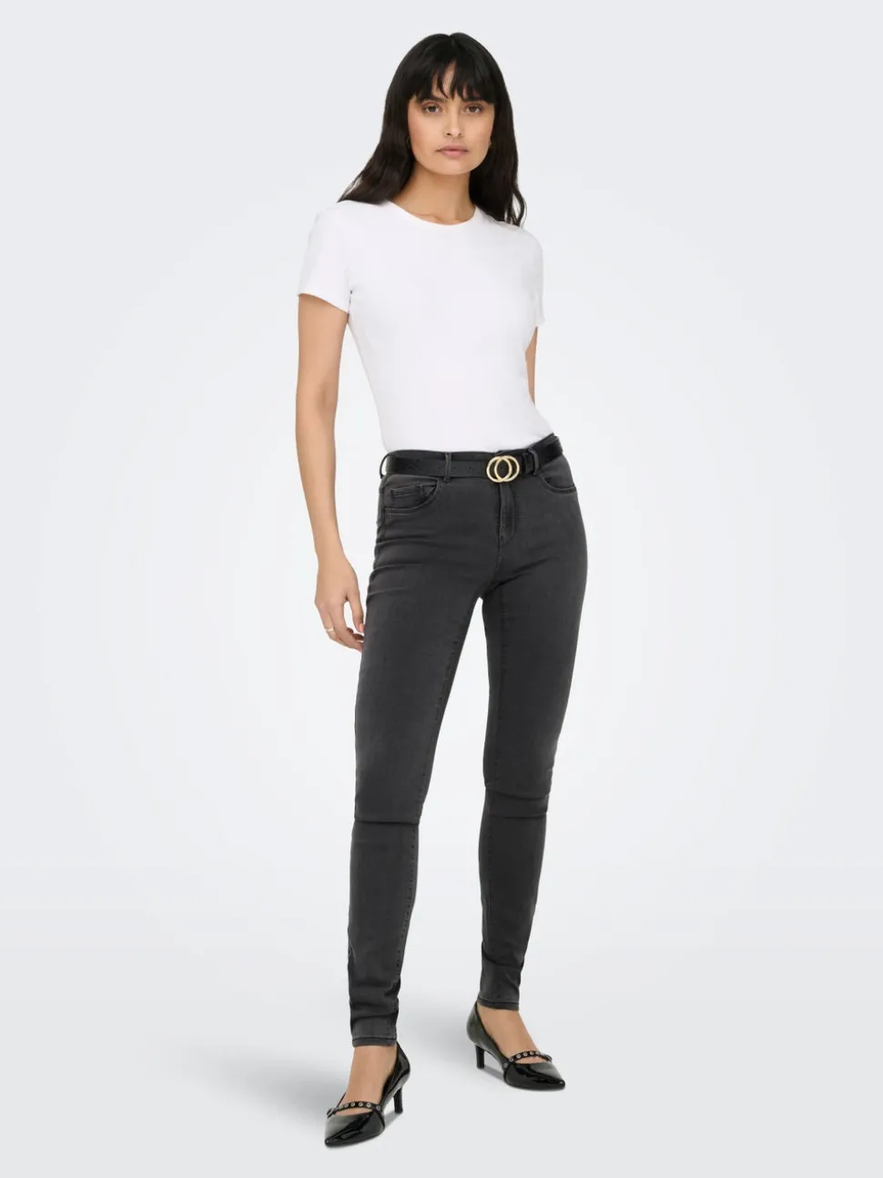 ONLRAIN Taille moyenne Skinny Fit Jeans
