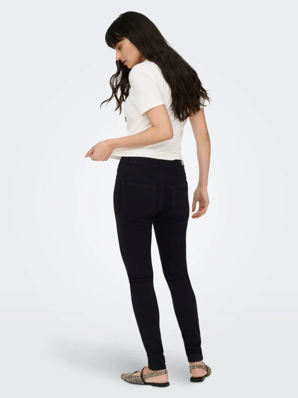 ONLRAIN Taille moyenne Skinny Fit Jeans