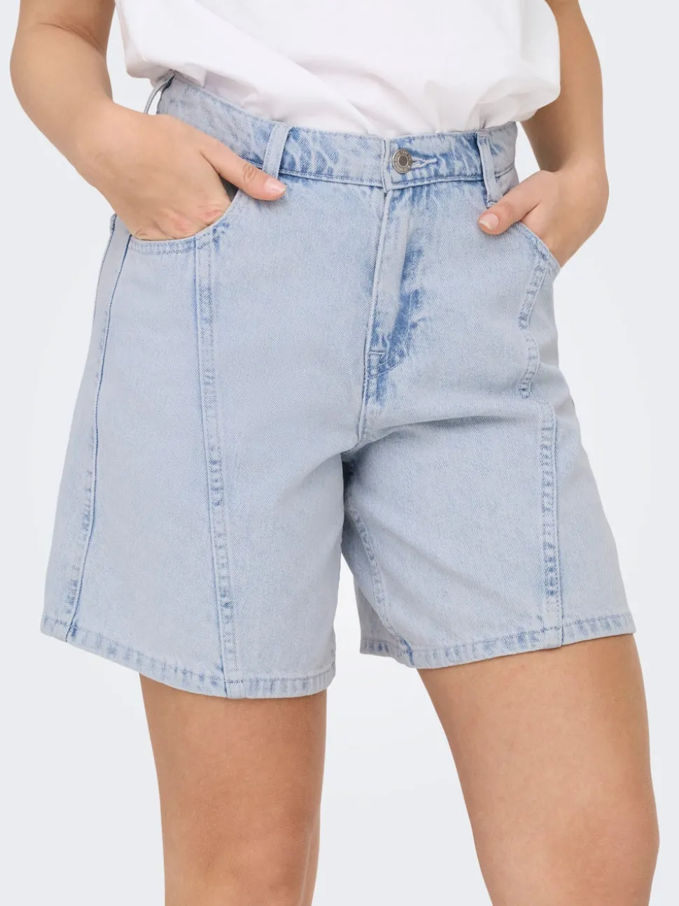 ONLREBECCA Taille moyenne Regular Fit Short en denim