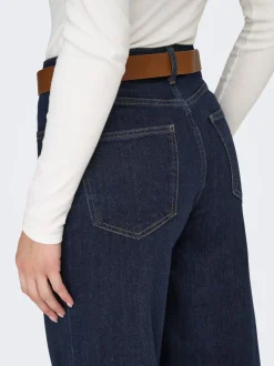 ONLREGINA Taille haute Cropped Fit Court Jeans