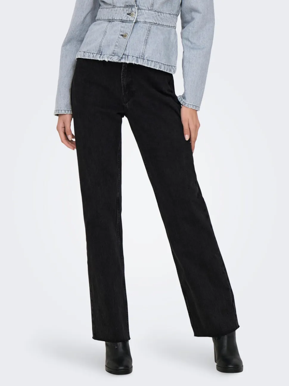 ONLRILEY Taille haute Straight Fit Jeans