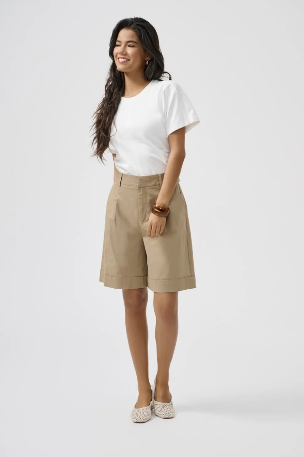 ONLROSALIE Taille haute Loose Fit Bermuda