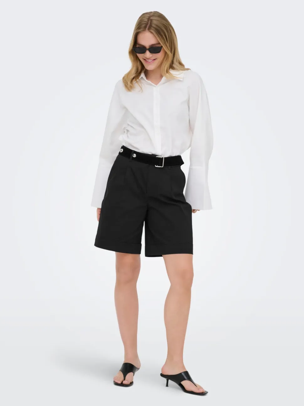 ONLROSALIE Taille haute Loose Fit Bermuda